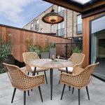 Kalos Industrial Style Electric Patio Heater – Pendant