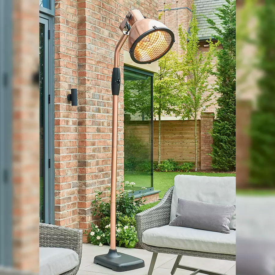 Kalos Copper Floor Standing Patio Heater Kettler – Kettler GB