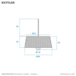 Kalos Plush Electric Heater Pendant