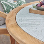 Kubu Dining Table 150cm round Terrazzo Top