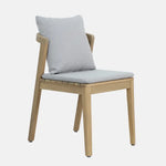 Nara Acacia Wood Dining Set with Marble Effect Tabletop