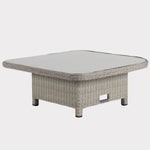 Palma Grande High/Low Table with Glass Top