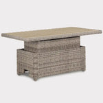 Palma High/Low Table with Alu Slat Top