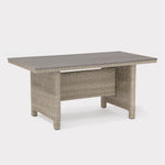 Palma Dark Oak Slat Top Table