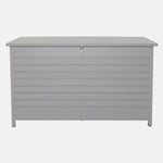 Pebble Large Storage Cushion Box Aluminium