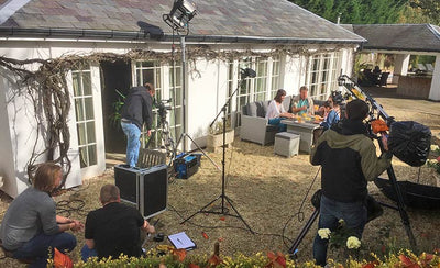 Filming outdoor furniture