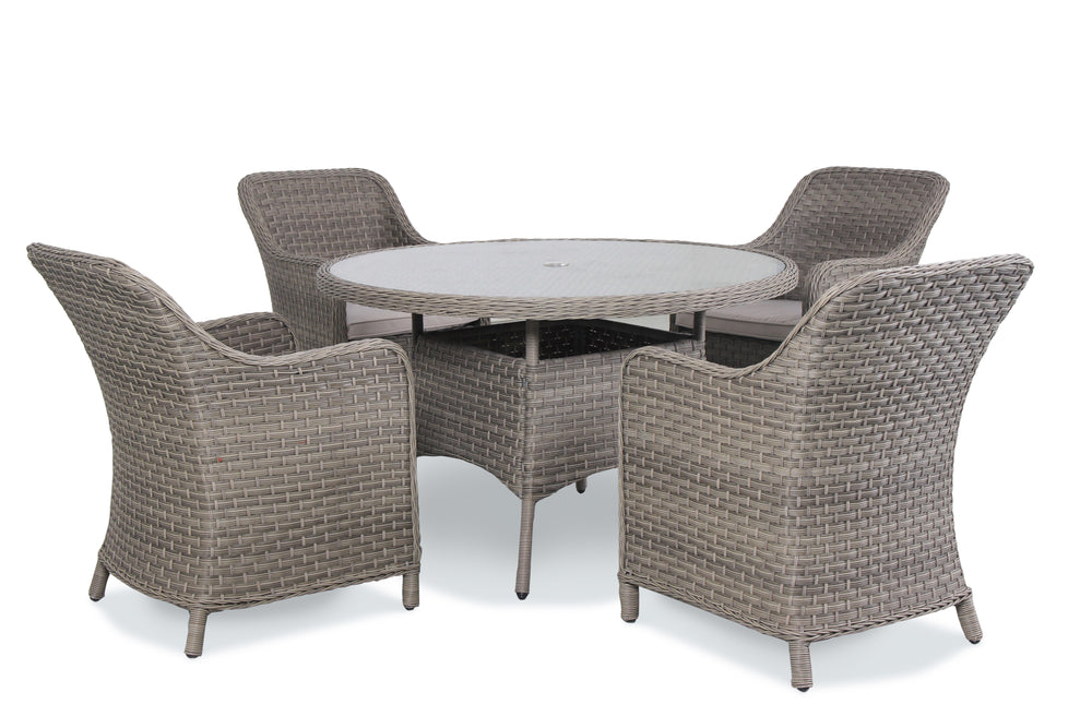 Kettler Charlbury 4 Seat Wicker Dining Set