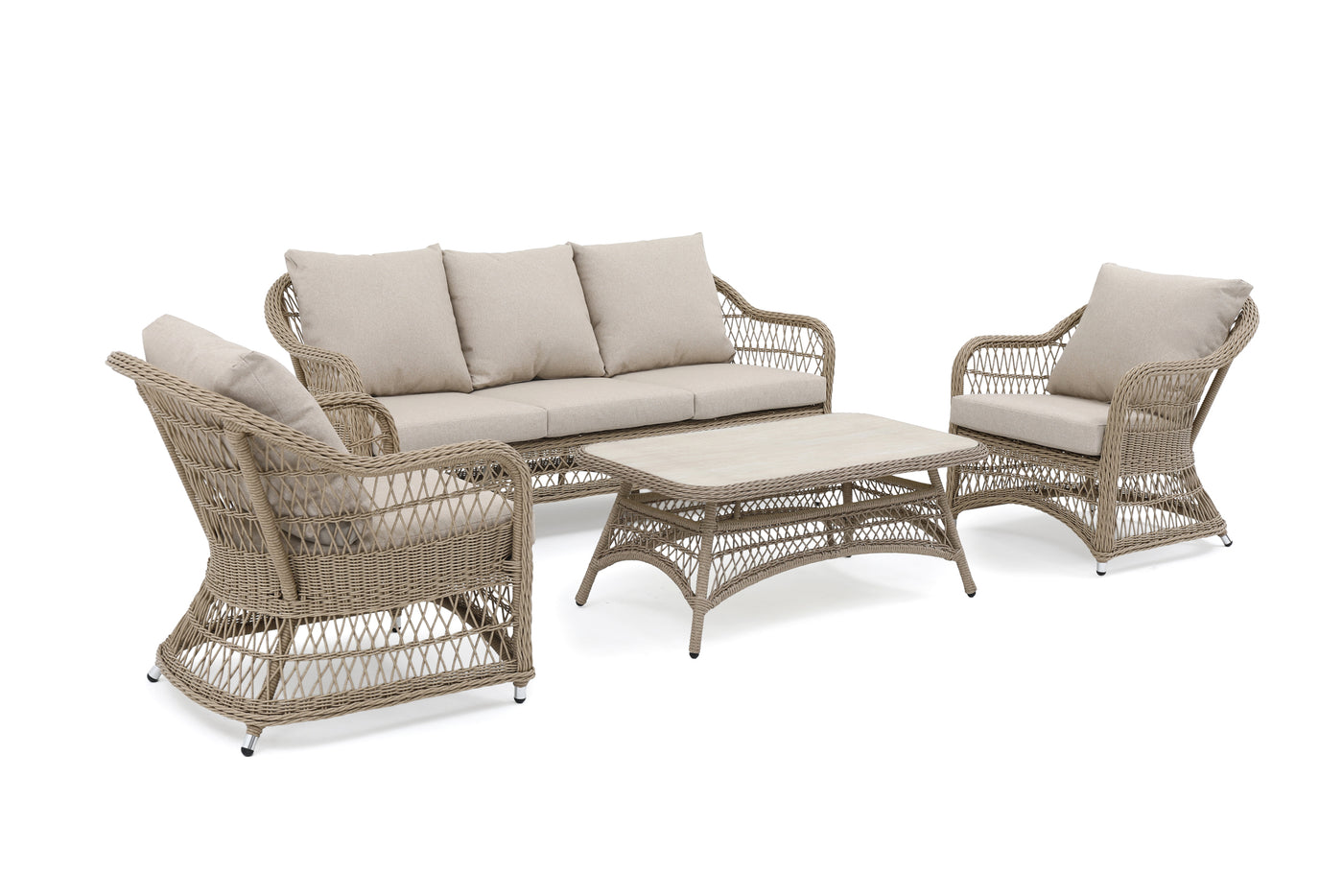 Sahara Wicker Sofa Set