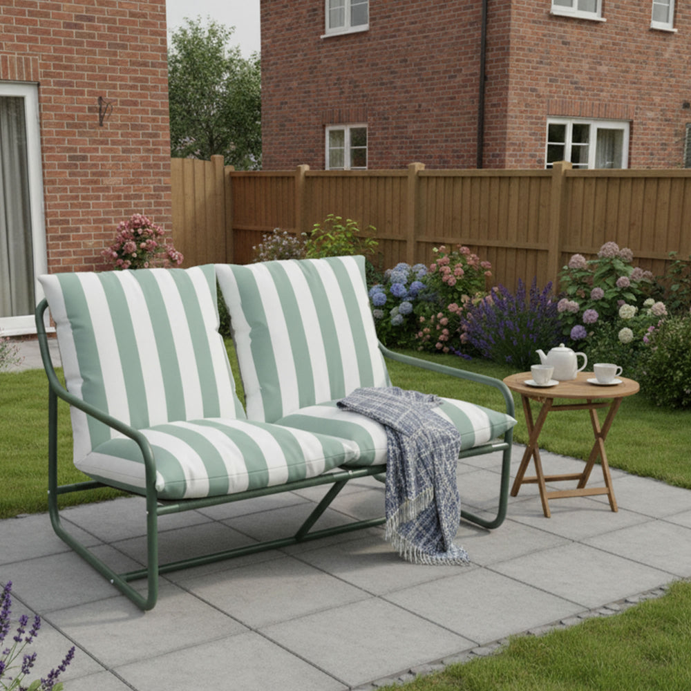 Cloud Relaxer 2 Seat Aluminium Sofa