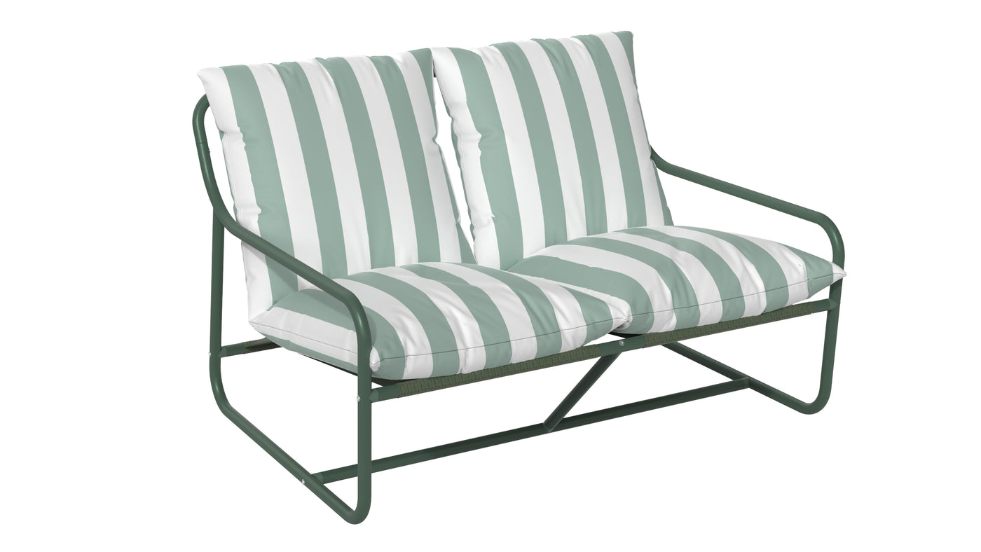 Cloud Relaxer 2 Seat Aluminium Sofa