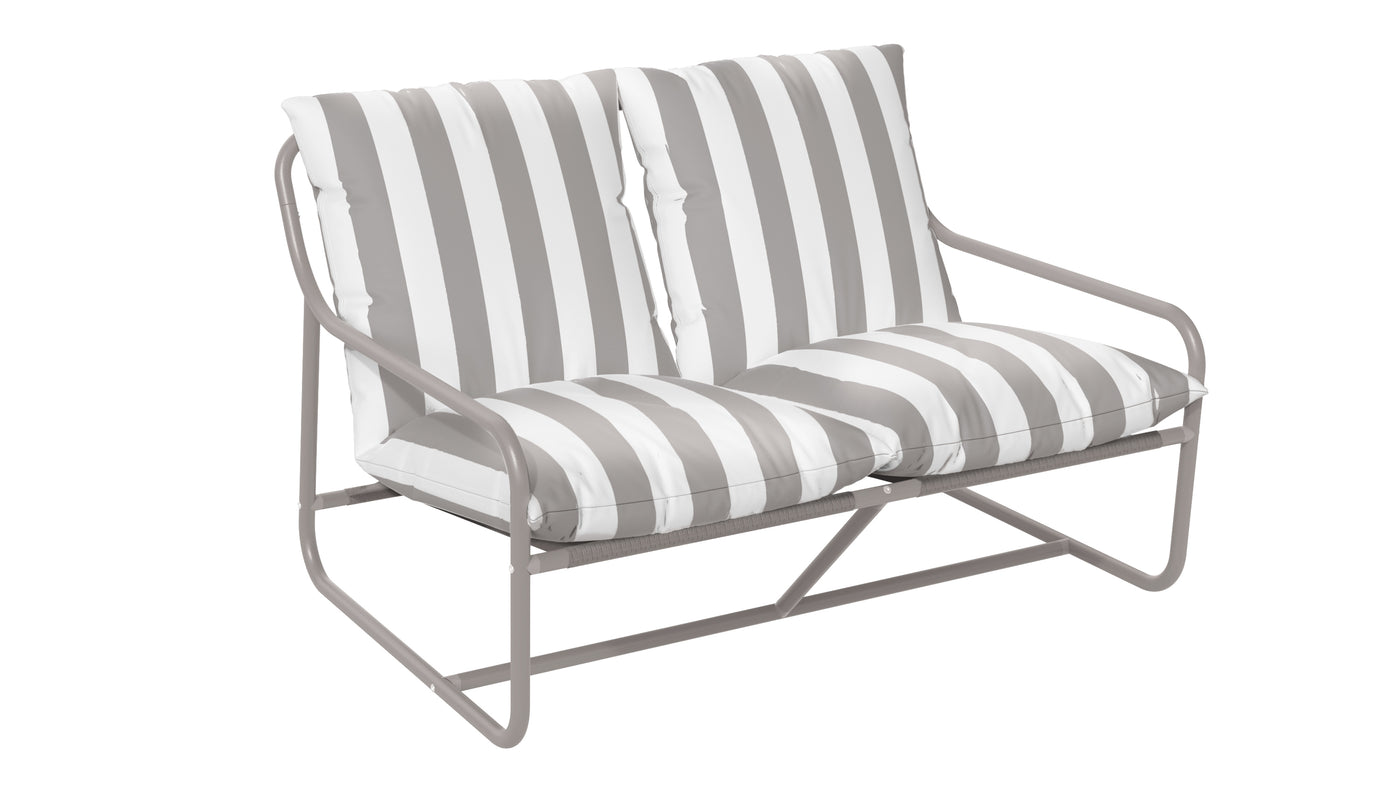 Cloud Relaxer 2 Seat Aluminium Sofa