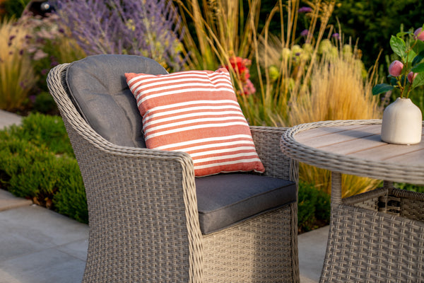 Foxley 2 Seat Wicker Bistro Set with 70cm Round Table