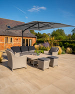 Foxley Wicker Sofa Set with High/Low Table