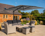 Foxley Wicker Sofa Set with High/Low Table