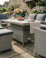 Foxley Wicker Sofa Set with High/Low Table