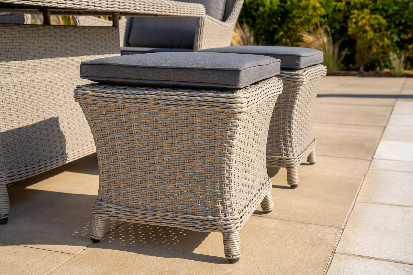 Foxley Wicker Sofa Set with High/Low Table