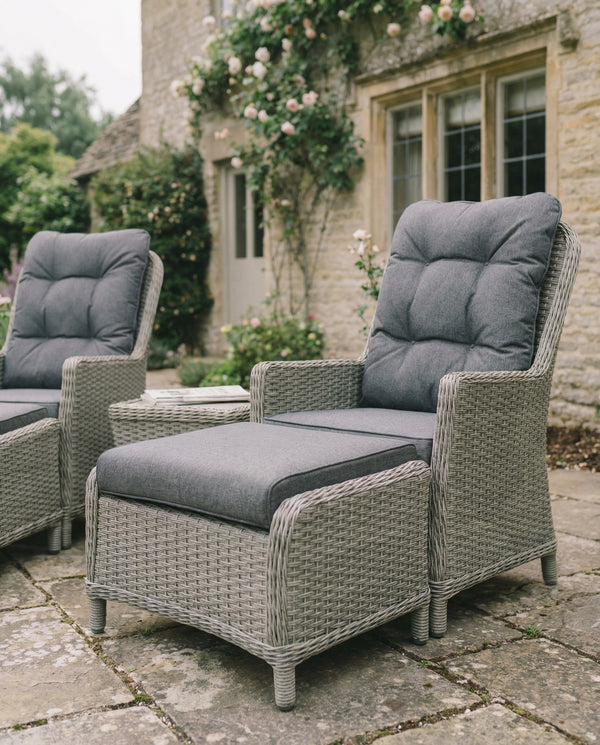Foxley Companion Set with Side Table and Footstools
