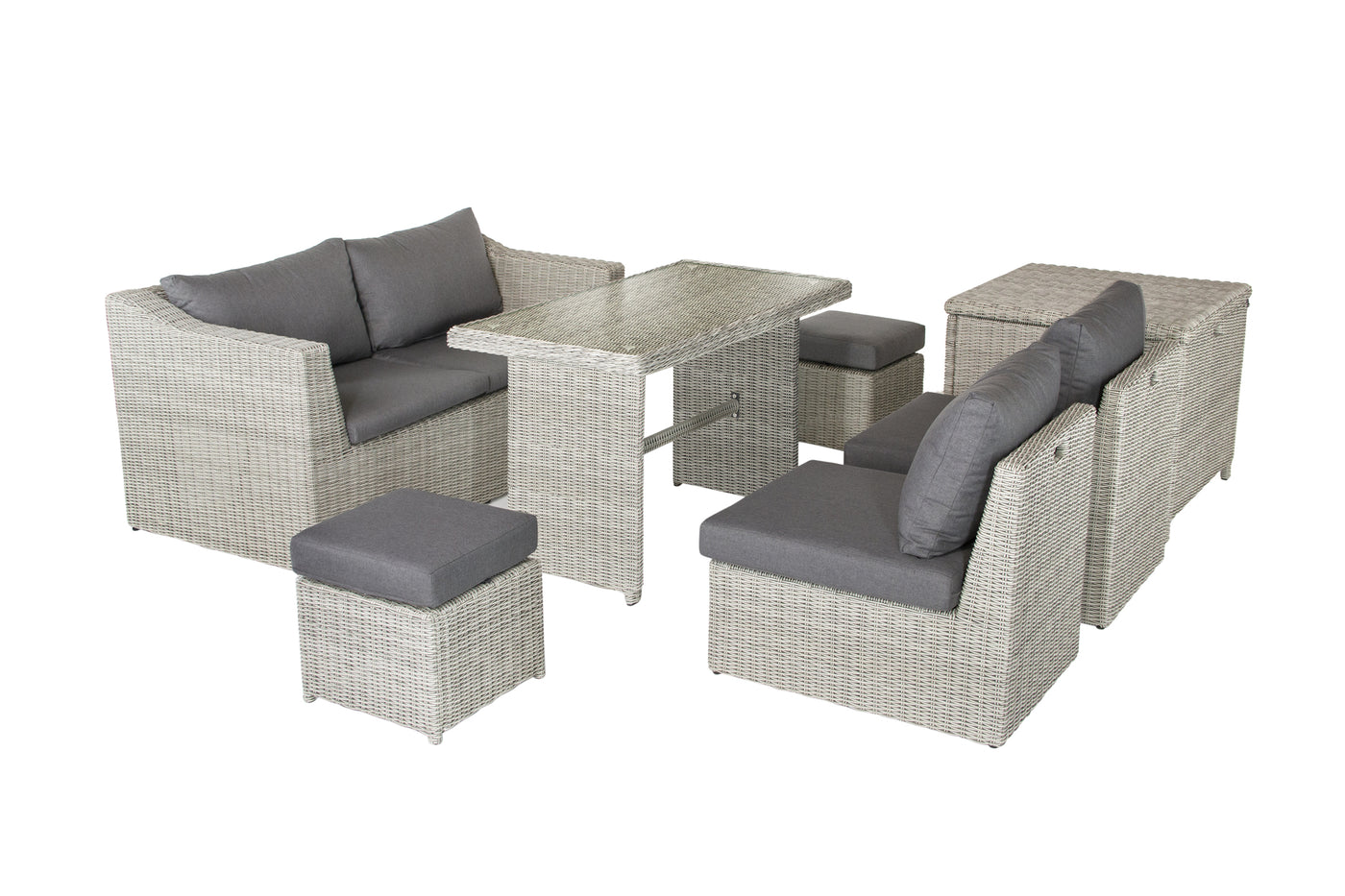 Palma Compact Set in Whitewash