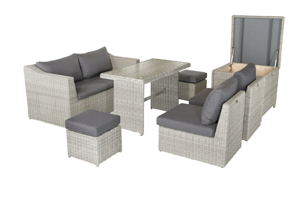 Palma Compact Set in Whitewash