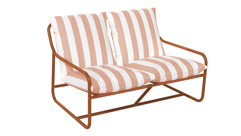 Cloud Relaxer 2 Seat Aluminium Sofa