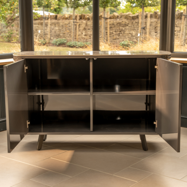 Lorenzo 2 Door Sideboard with High Gloss Finish