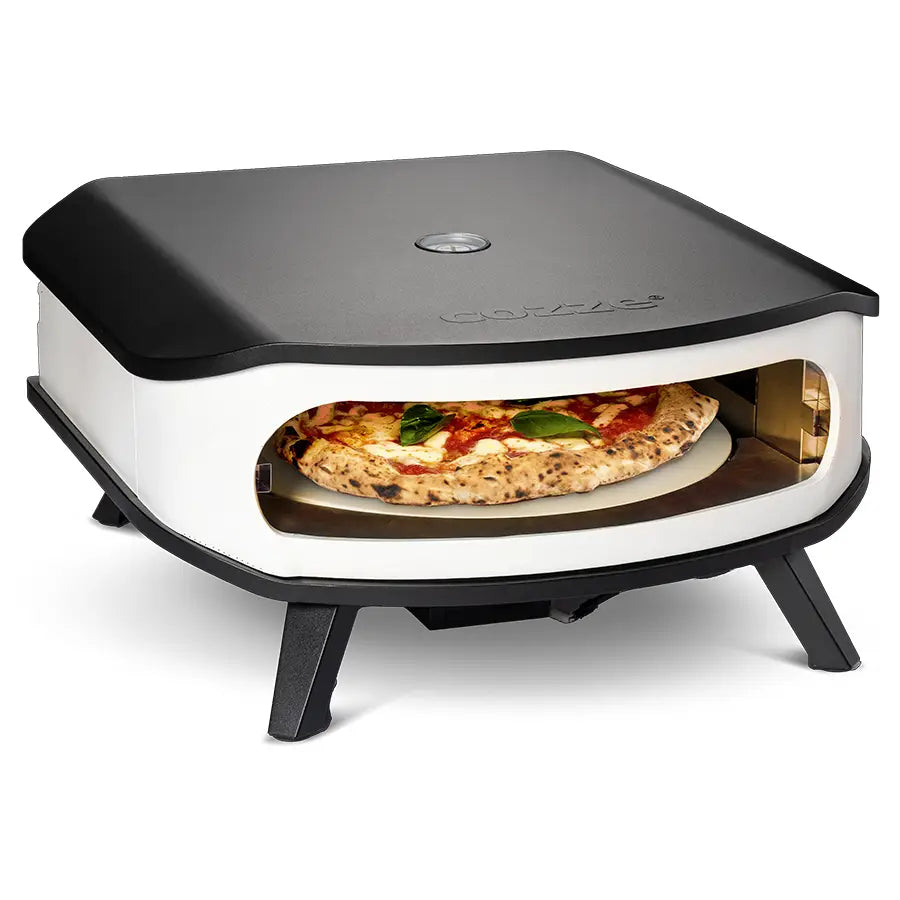 17" Gas Pizza Oven with Rotating Pizza Stone and Thermometer