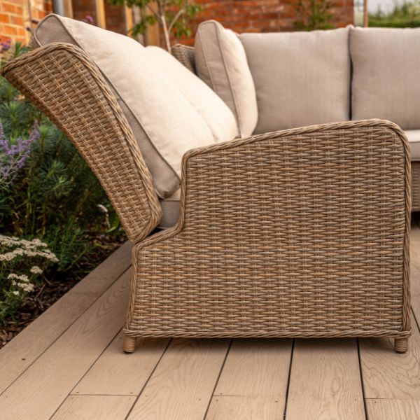 Derwent Recliner Corner Set and 120x120cm High/Low Table