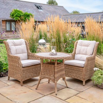 Hazel Wicker Bistro Set