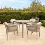 Isla 4 Seat Wicker Dining Set