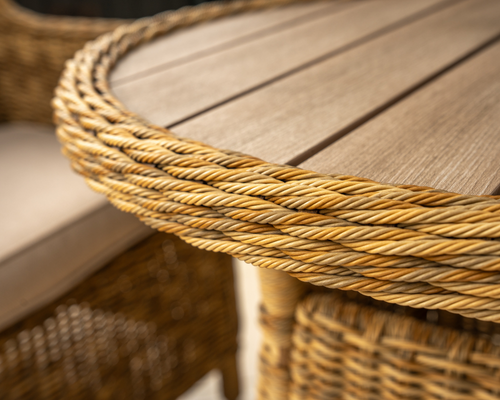 Hazel Wicker Bistro Set
