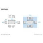 Isla 6 Seat Wicker Dining Set