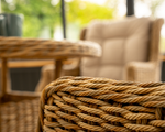 Hazel Wicker Bistro Set