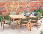 Meadow 6 Seat Wood Dining Set