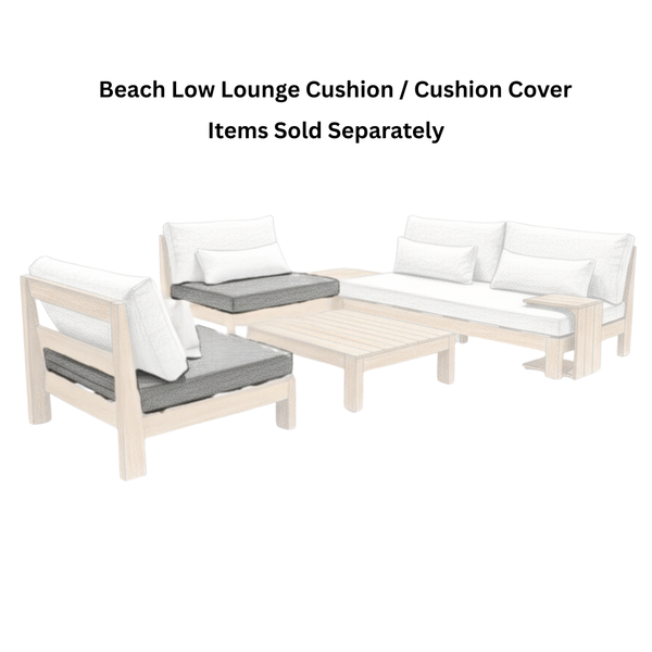 Beach Low Lounge Cushion / Cushion Cover