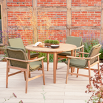 Meadow 4 Seat Wood Dining Set