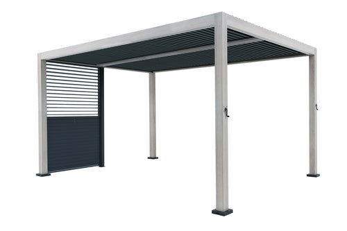 Signature Pergola Louvre Screen Grey 150cm