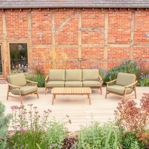 Meadow 5 Seat Wood Lounge Set