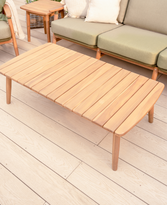 Meadow 5 Seat Wood Lounge Set