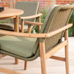 Meadow 4 Seat Wood Dining Set