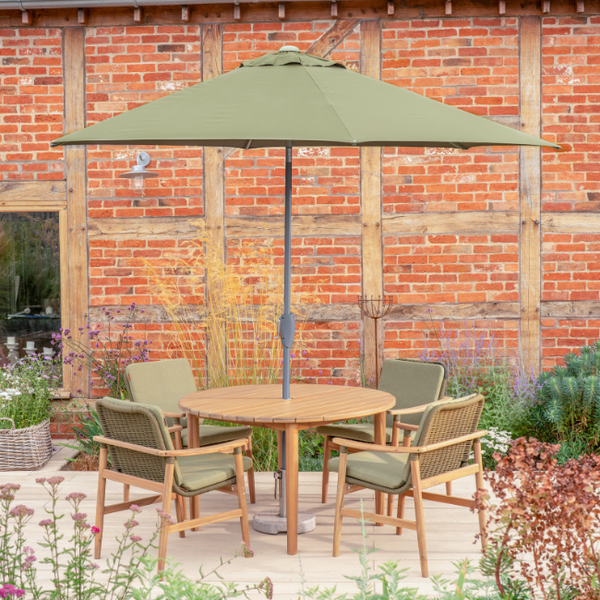 Meadow 4 Seat Wood Dining Set