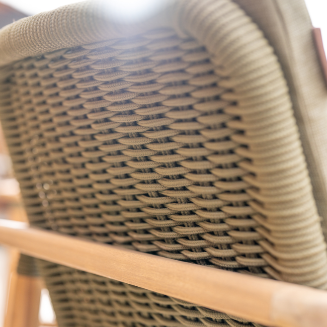 Meadow 2 Seat Bistro Set with 70cm Round Wood Table