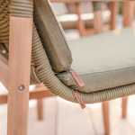 Meadow 2 Seat Bistro Set with 70cm Round Wood Table