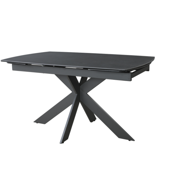 Vermont 4 Seat Dining Set with Extendable Heat Resistant Table and Auto Swivel Dining Chair