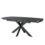 Vermont 6 Seat Dining Set with Extendable Heat Resistant table and 6 Auto swivel dining chairs