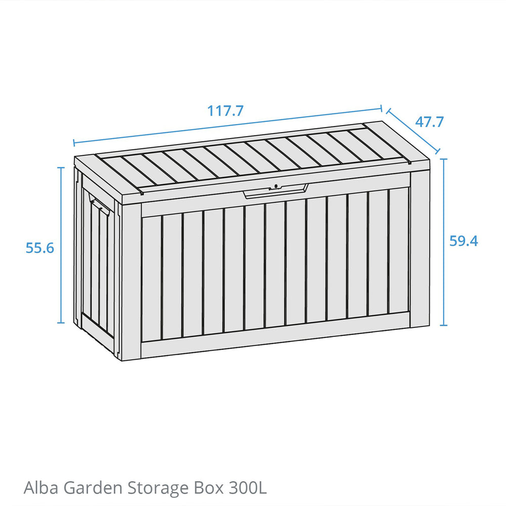Kettler Alba Garden Storage Box 300L