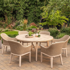 Avora 6 Seat Wicker Dining Set