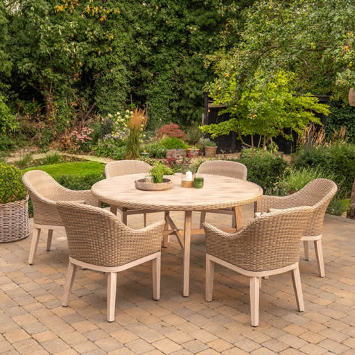 Avora 6 Seat Wicker Dining Set