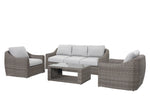 Azore Wicker Sofa Set with Coffee Table