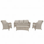 Biarritz 5 Seat Wicker Lounge Set