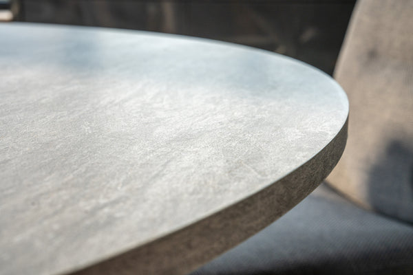 Boston Round Table heat resistant melamine table - Light Grey